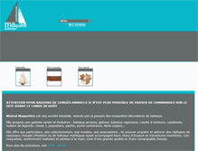 Tablet Screenshot of mistralproduction-maquette-bateau.com